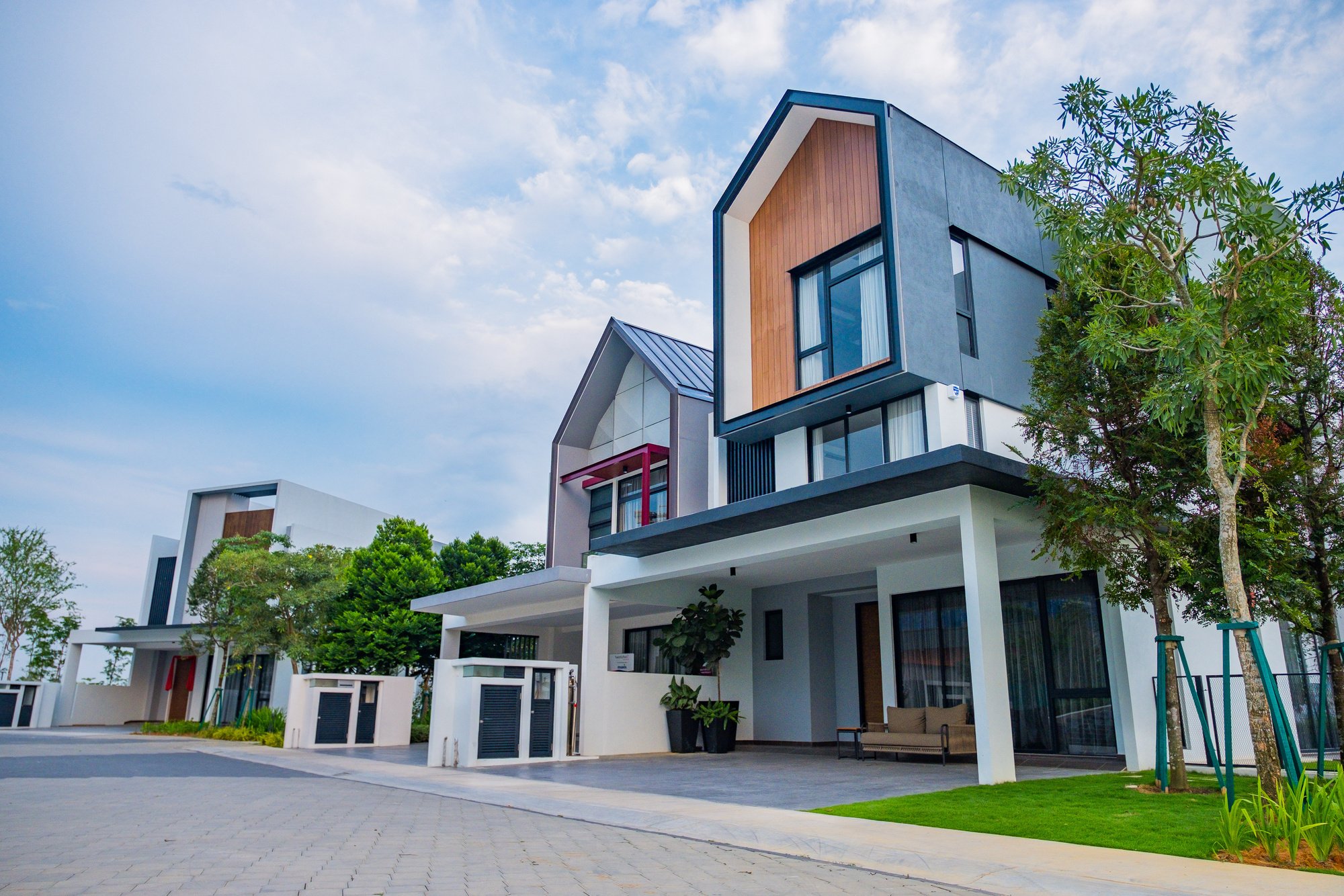 Exterior View of Modern House